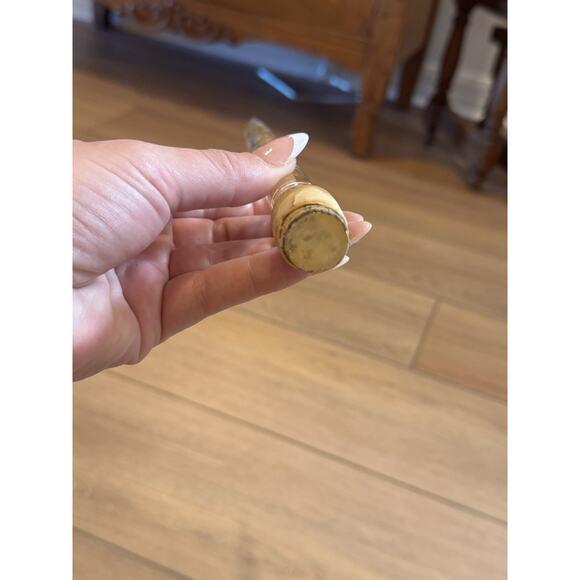 Vintage (5) Lucite 12” MCM Lucite Display Candles Clear With Gold Flecks 1960s - Picture 14 of 16